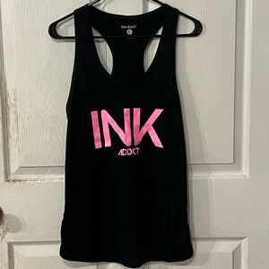 Ink Addict Racerback Tank Top Large NEW!